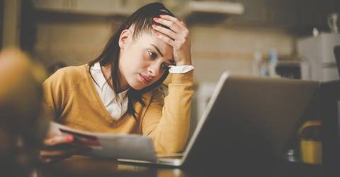 Woman without a job looking for a credit card