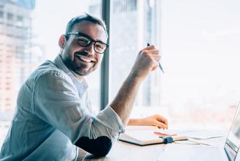 Accountant working remotely