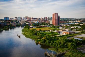 aerial of wilmington delaware