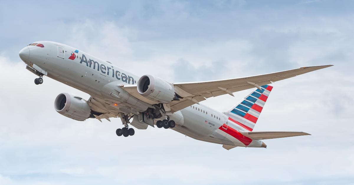 American Airlines Boeing 787 Dreamliner airplane