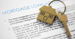 Keys on a mortgage application