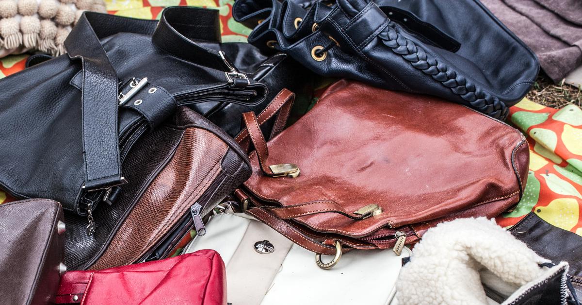 leather hand bags