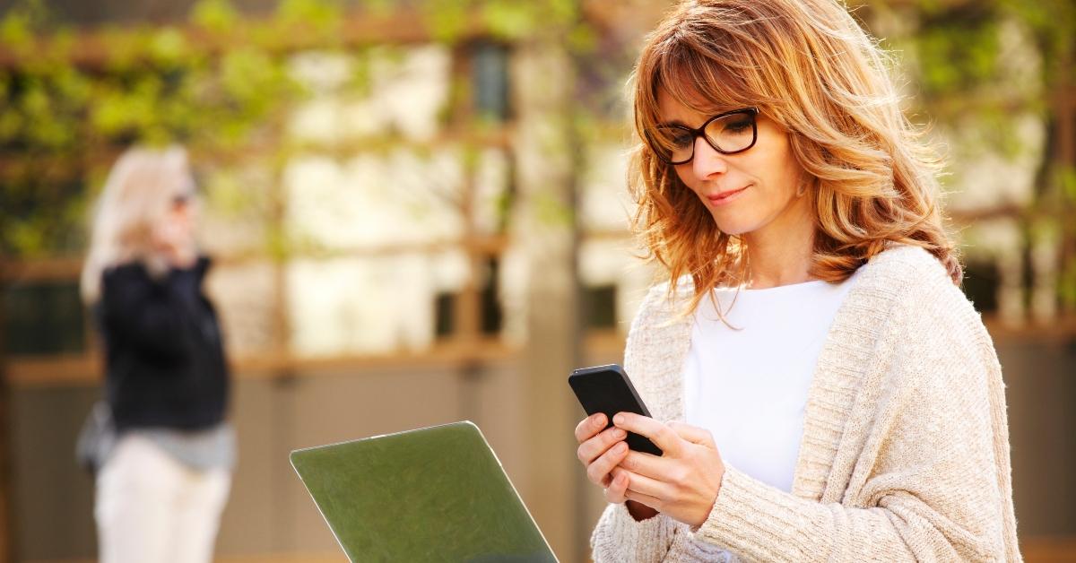 mature businesswoman portrait