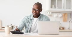 paying bills and taxes