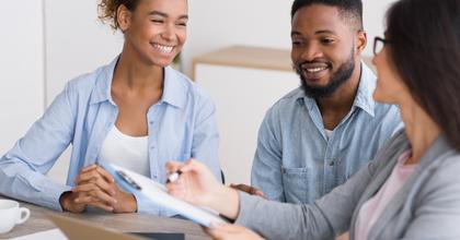 Personal advisor helping clients