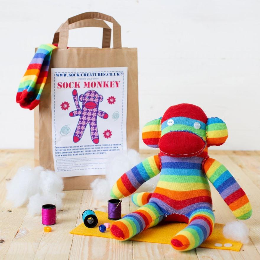 Sock Monkey Craft Kit from SockCreaturesUK