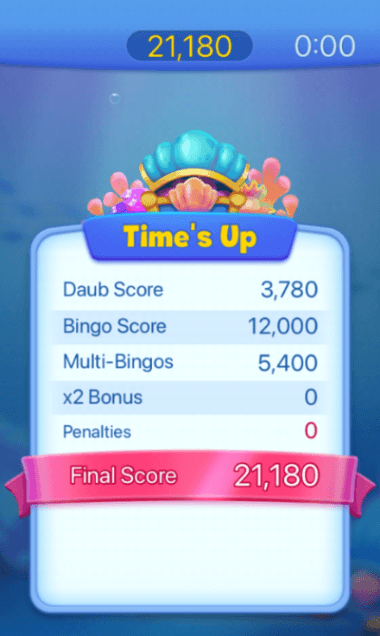 bingo clash final score