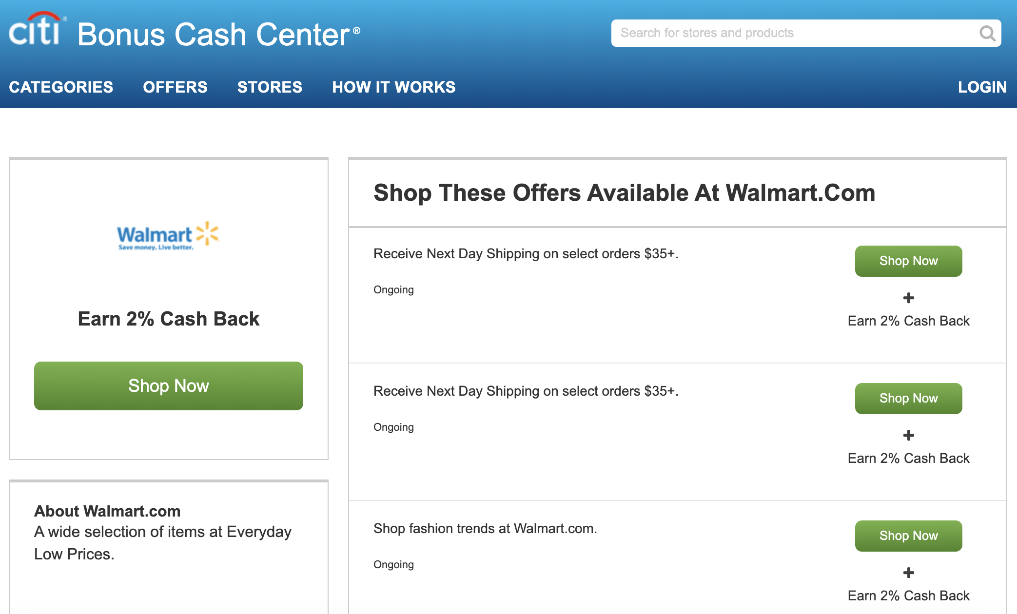 Earn Serious Cashback At Walmart Earn Serious Cashback At Walmart